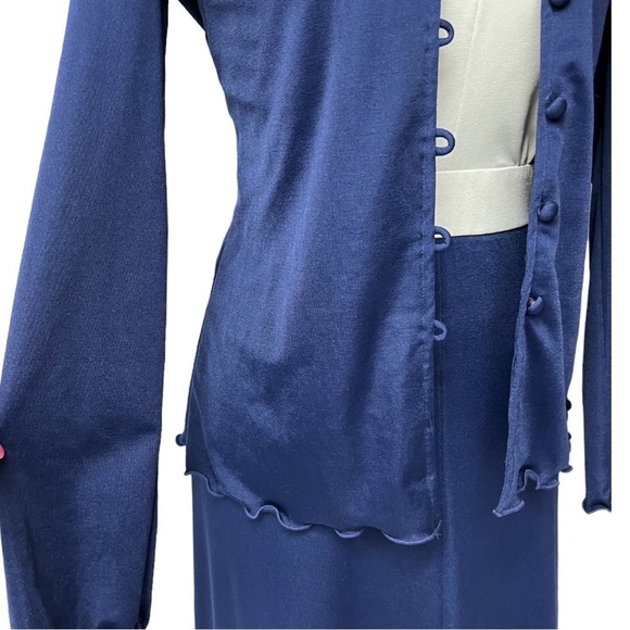 Vintage St. Gillian by Kay Unger Two Halter Maxi Dress with Matching Jacket - Picture 10 of 14